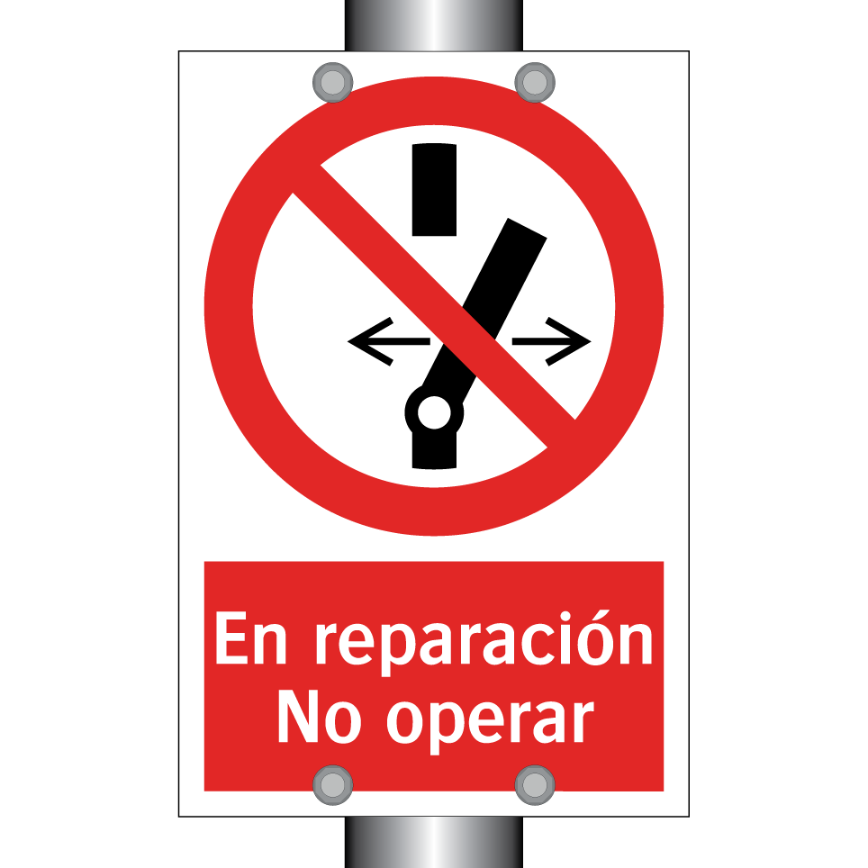En reparación No operar