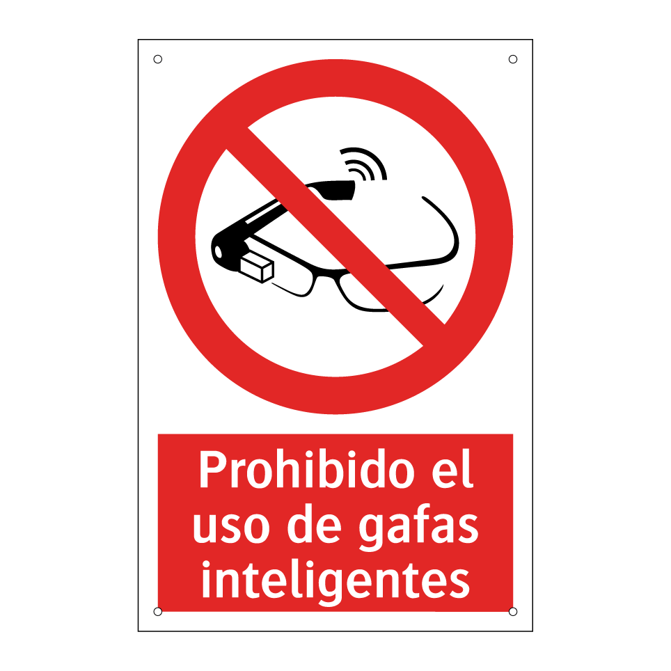 Prohibido el uso de gafas inteligentes