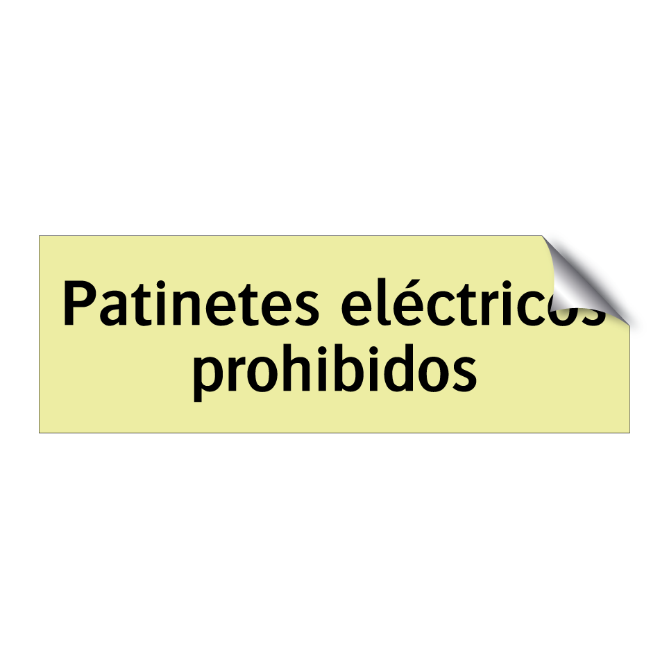 Patinetes eléctricos prohibidos