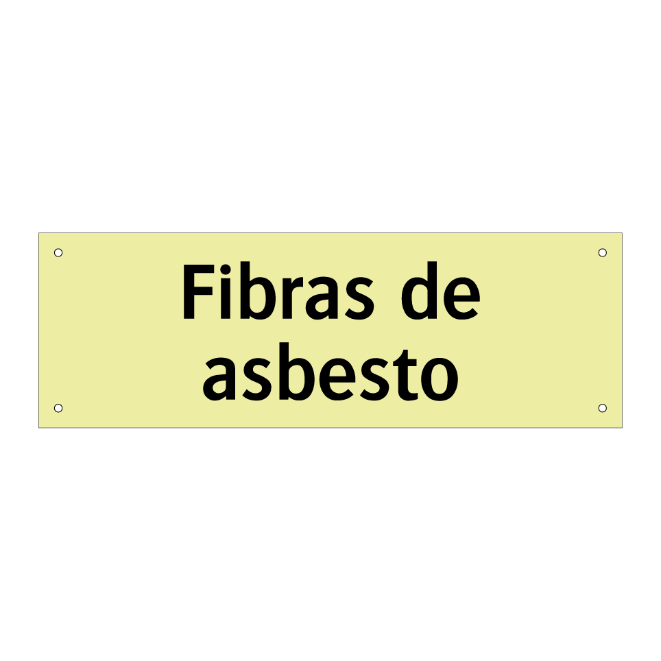 Fibras de asbesto
