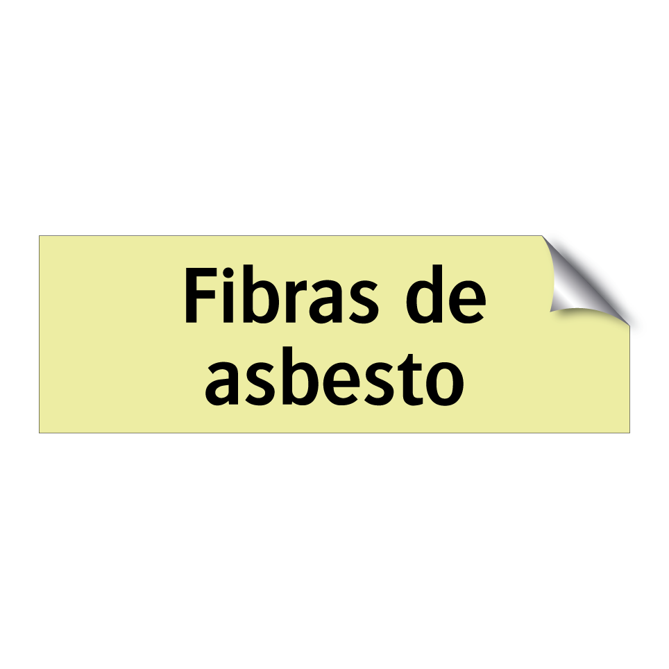 Fibras de asbesto