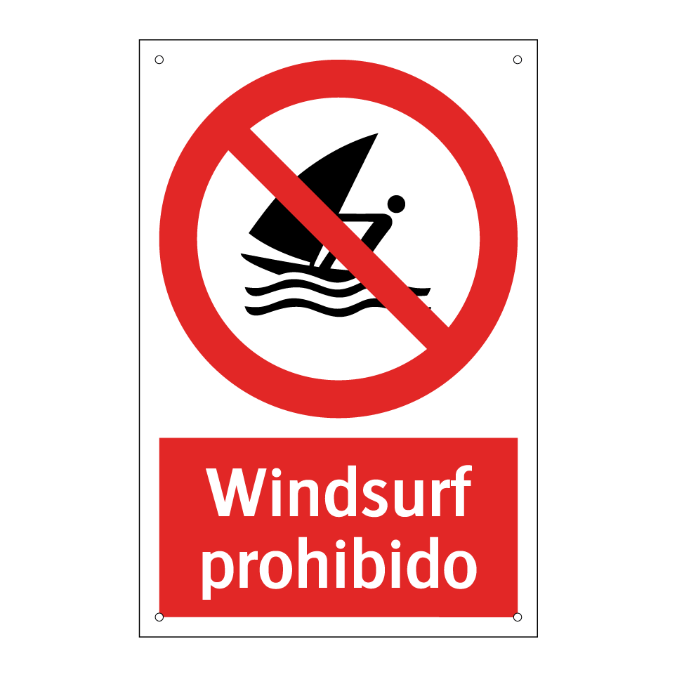 Windsurf prohibido