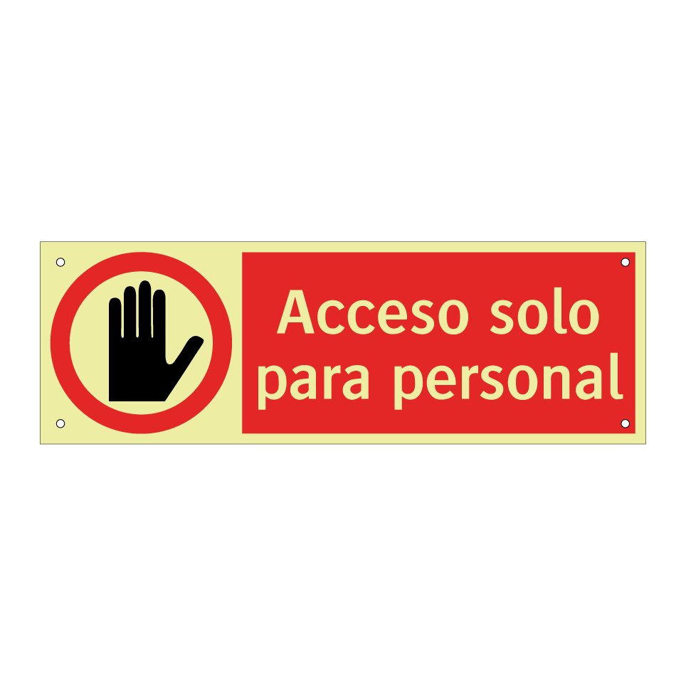 Acceso solo para personal
