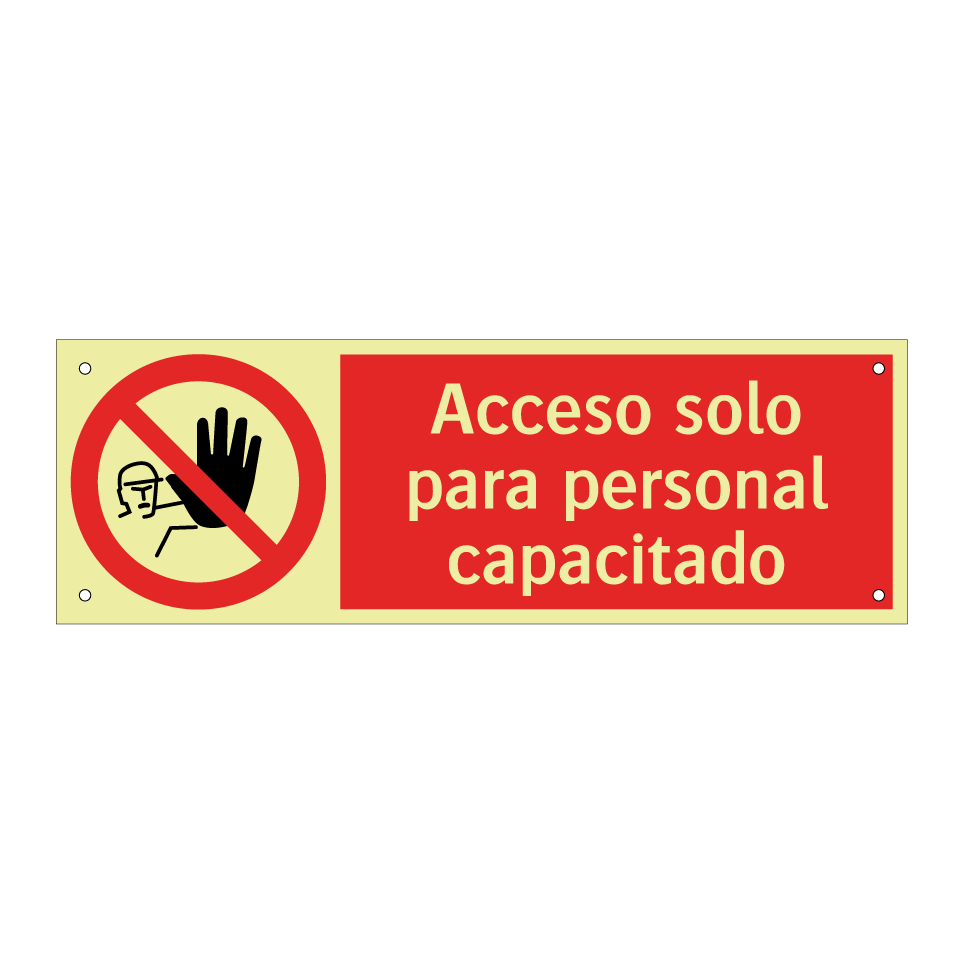 Acceso solo para personal capacitado