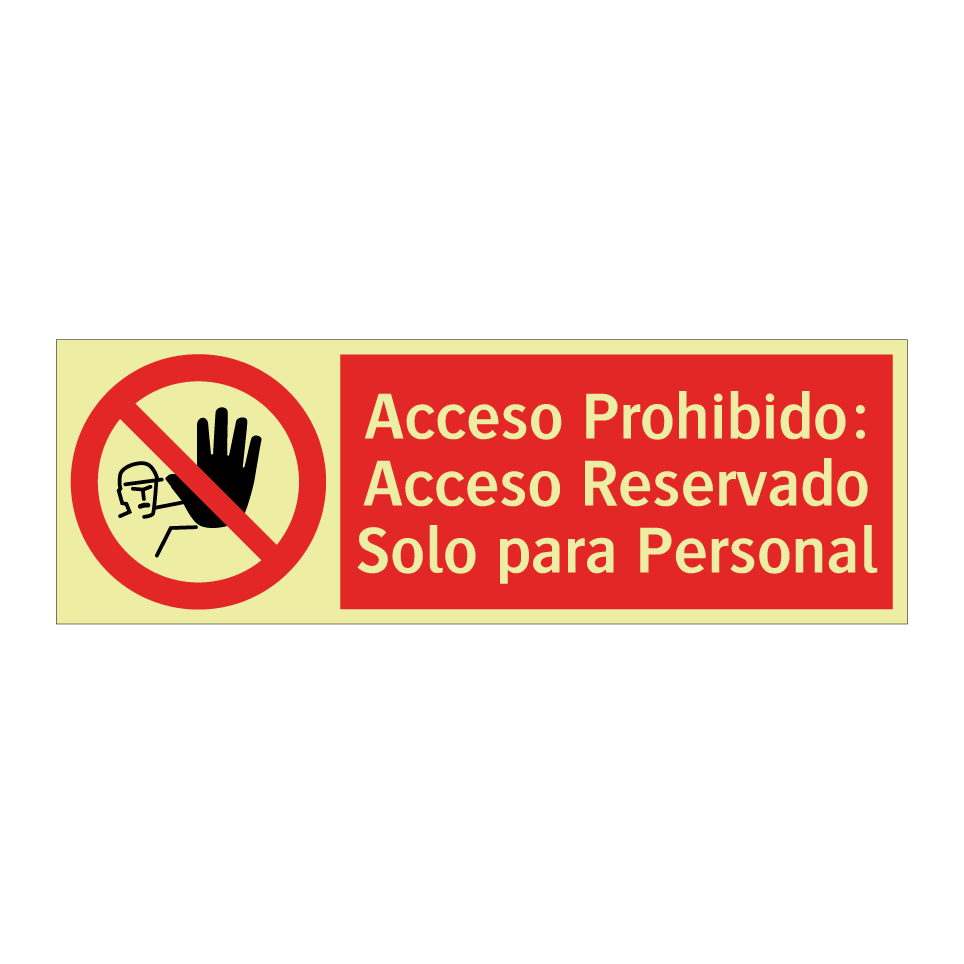 Acceso Prohibido: Acceso Reservado Solo para Personal