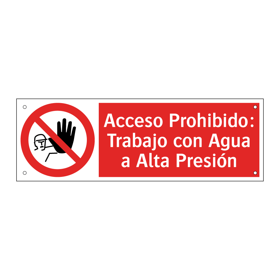 Acceso Prohibido: Trabajo con Agua a Alta Presión