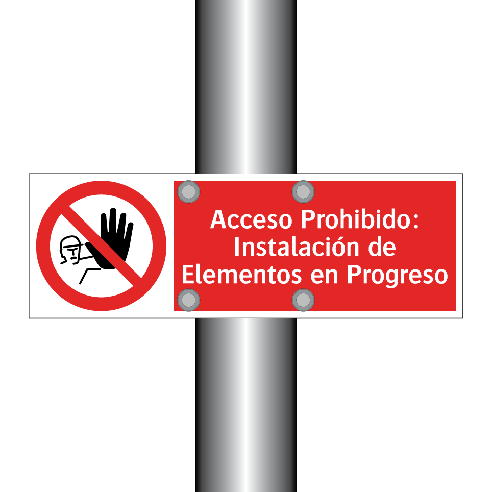 Acceso Prohibido: Instalación de Elementos en Progreso