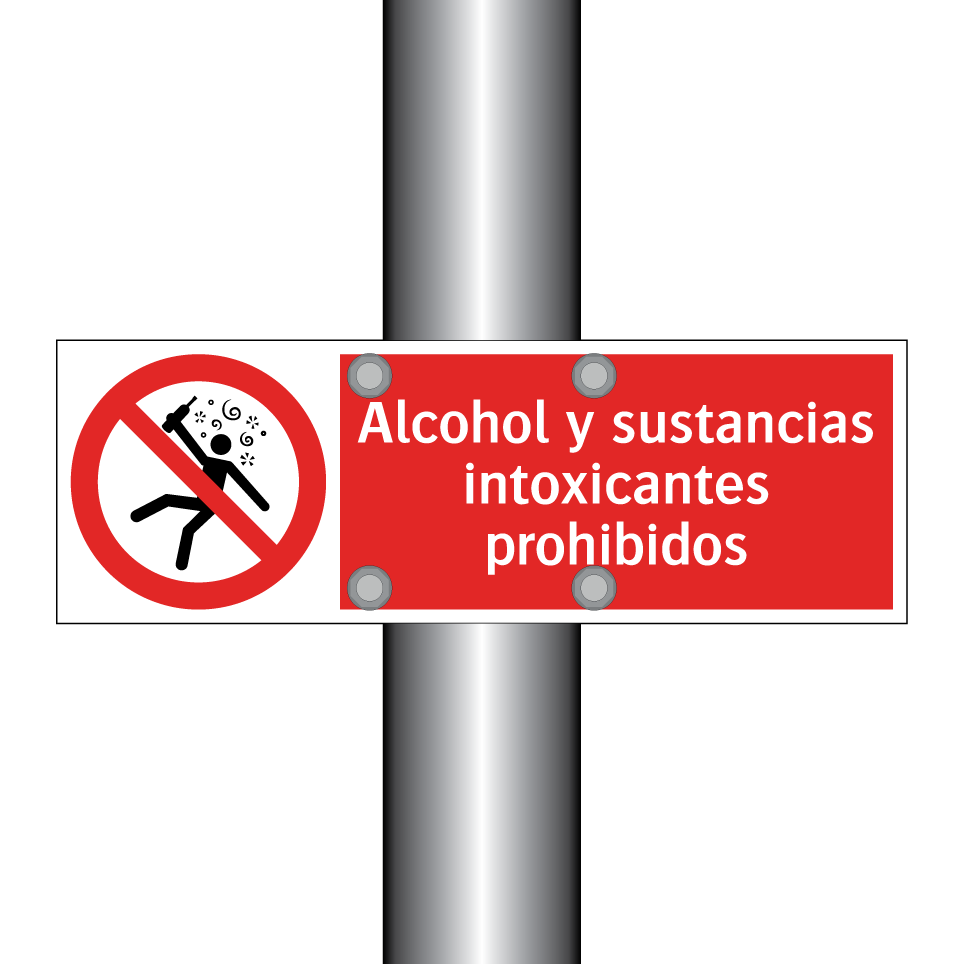 Alcohol y sustancias intoxicantes prohibidos