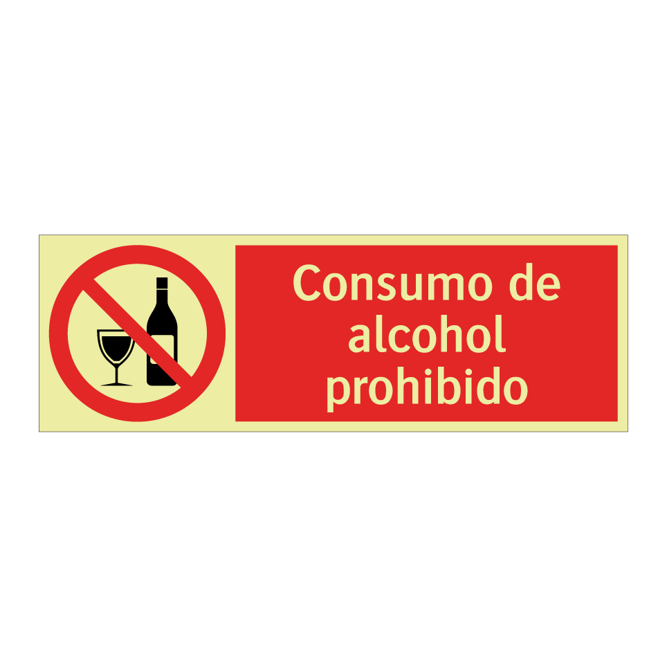 Consumo de alcohol prohibido