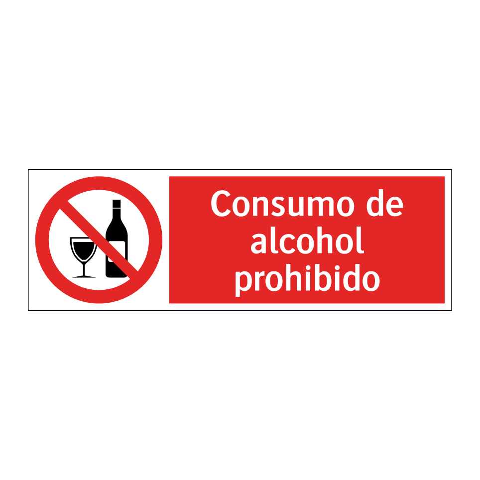 Consumo de alcohol prohibido