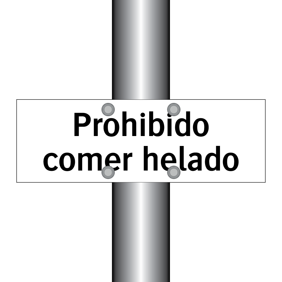 Prohibido comer helado