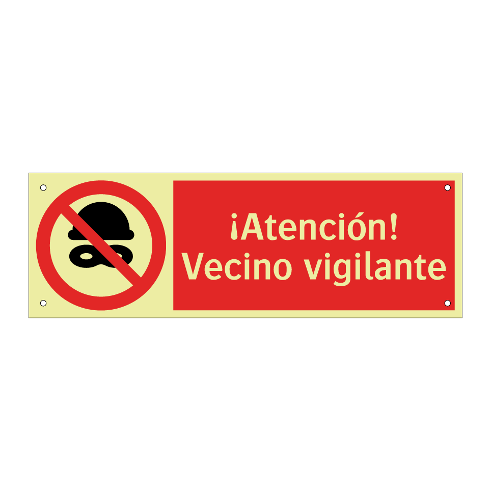 ¡Atención! Vecino vigilante