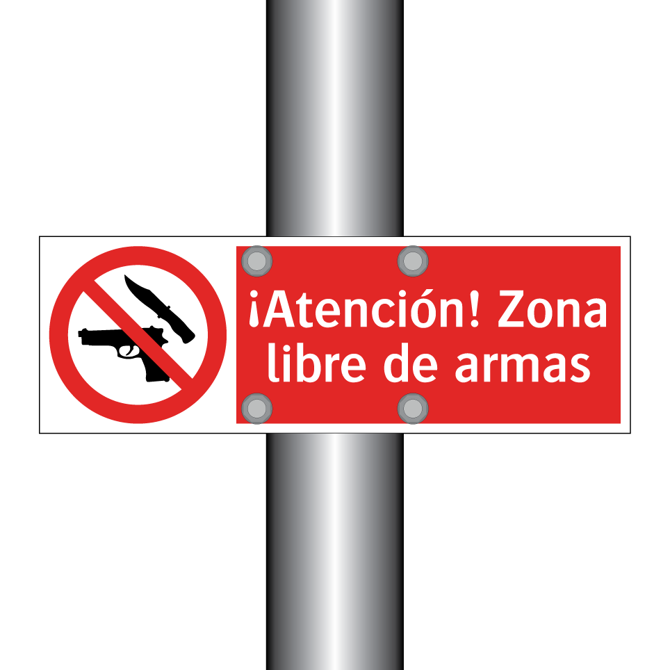 ¡Atención! Zona libre de armas