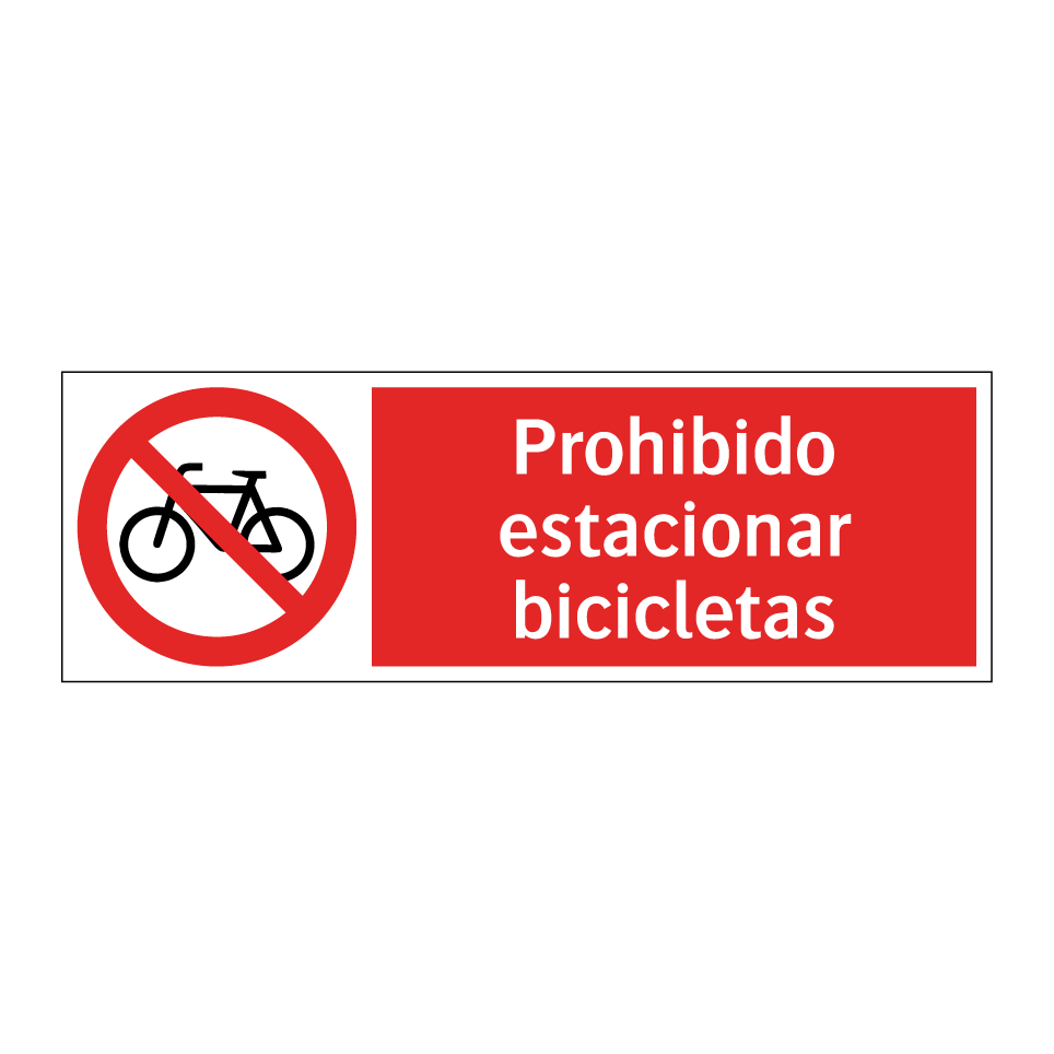 Prohibido estacionar bicicletas