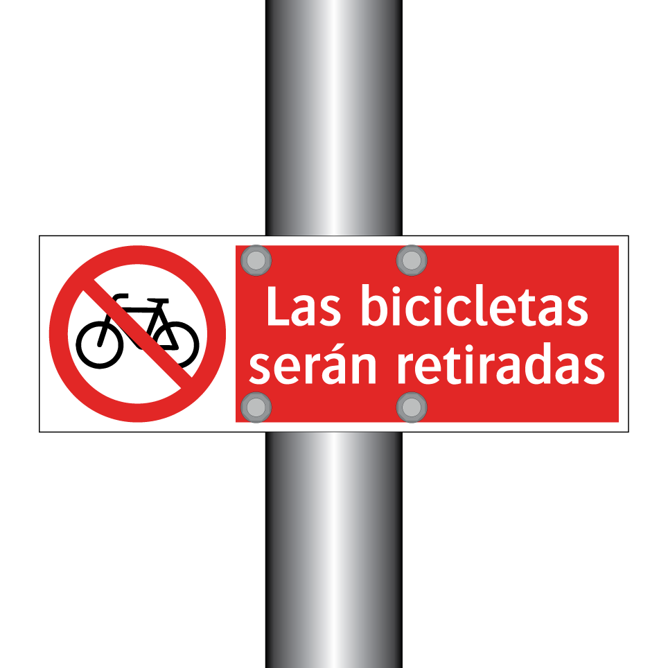 Las bicicletas serán retiradas