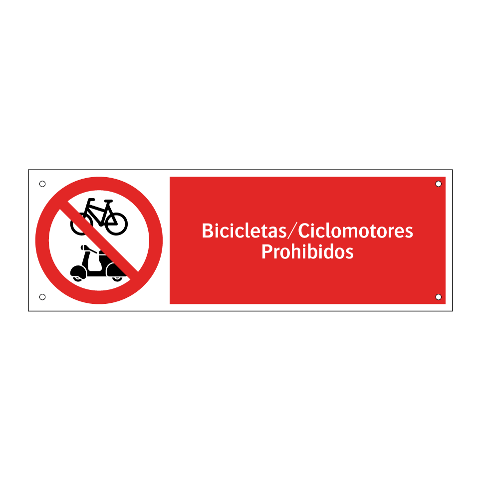 Bicicletas/Ciclomotores Prohibidos