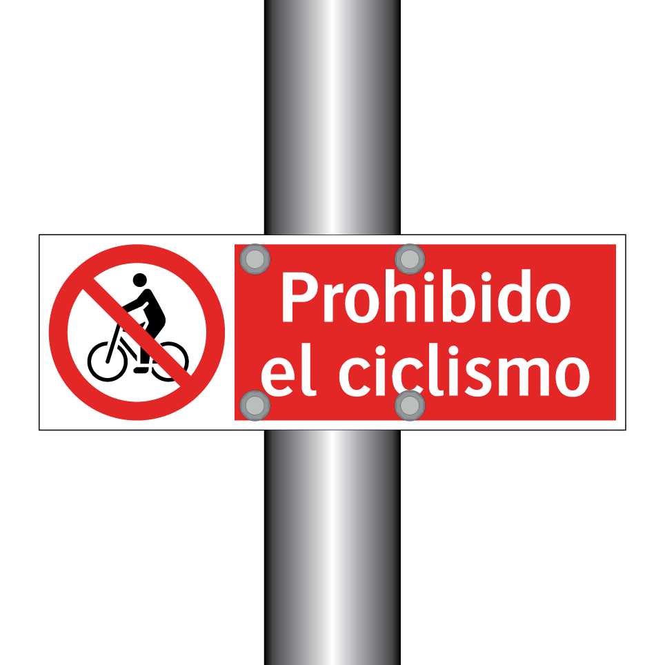 Prohibido el ciclismo