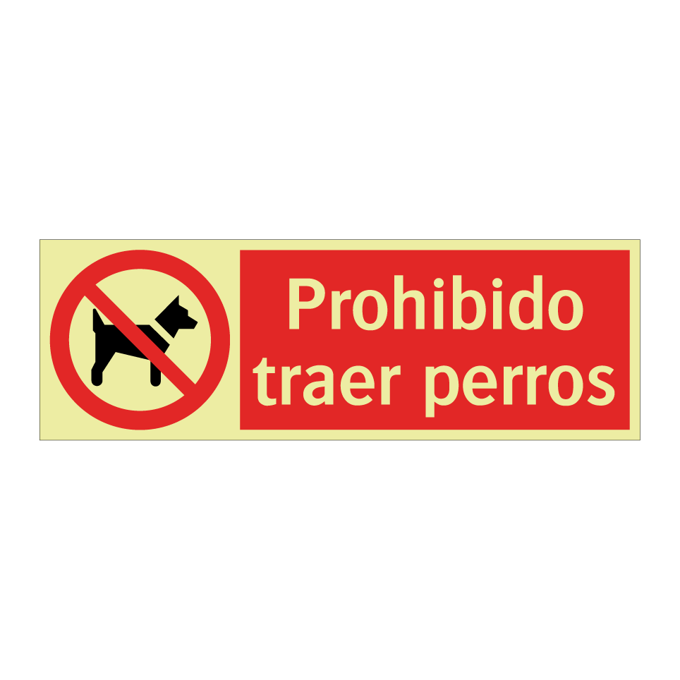 Prohibido traer perros