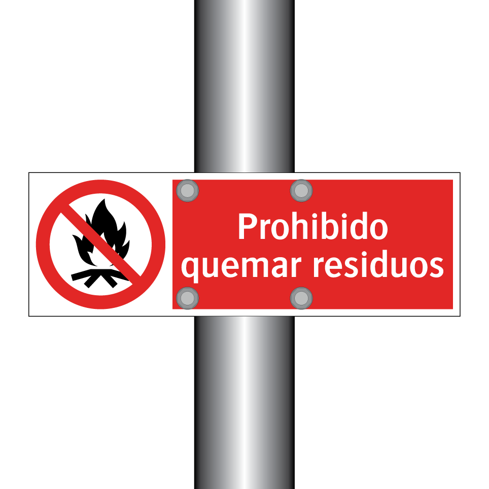 Prohibido quemar residuos