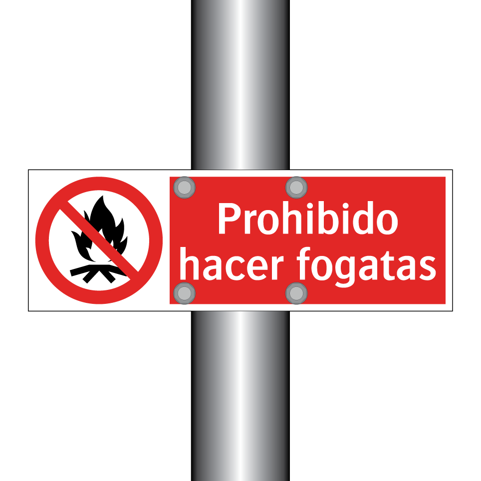 Prohibido hacer fogatas
