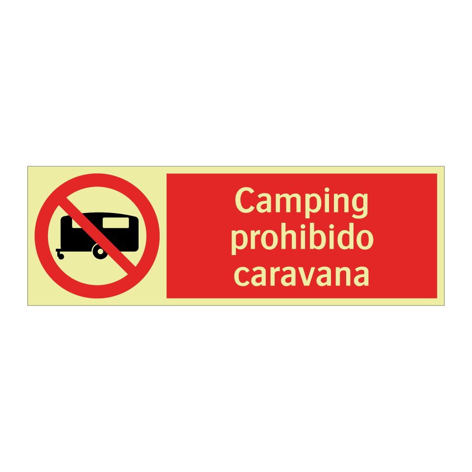 Camping prohibido caravana