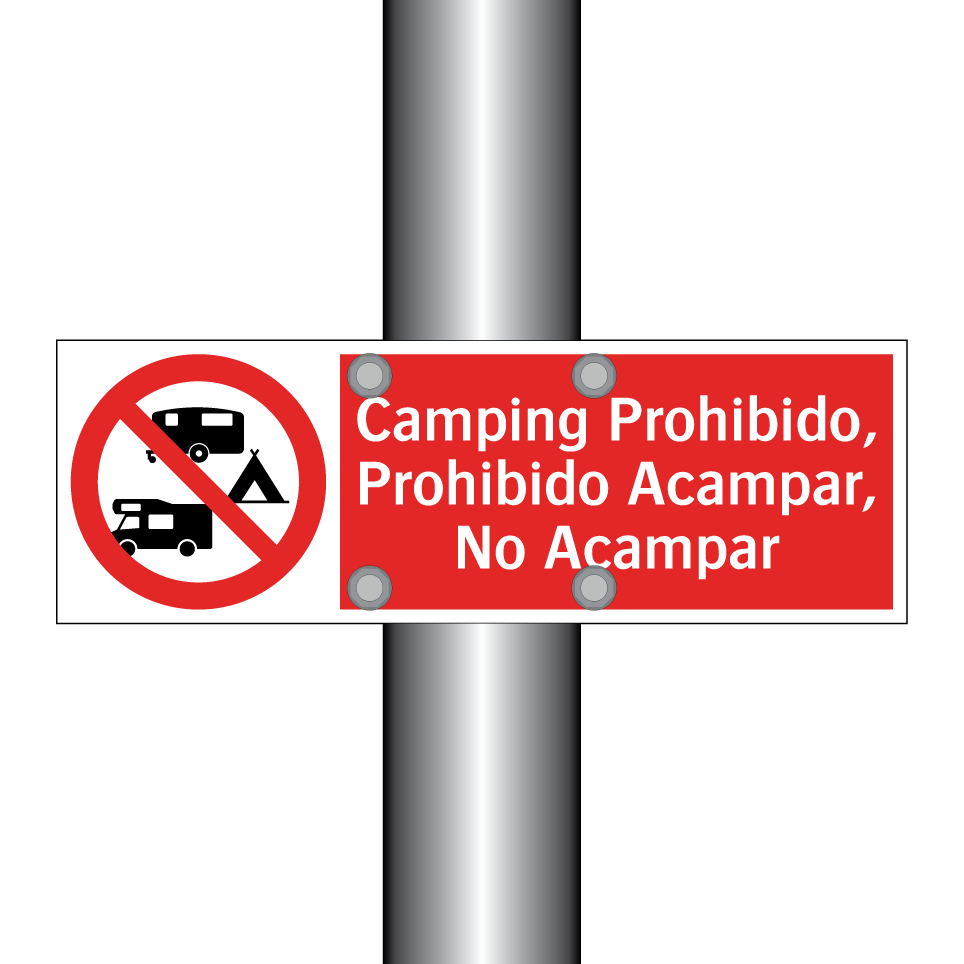 Camping Prohibido, Prohibido Acampar, No Acampar
