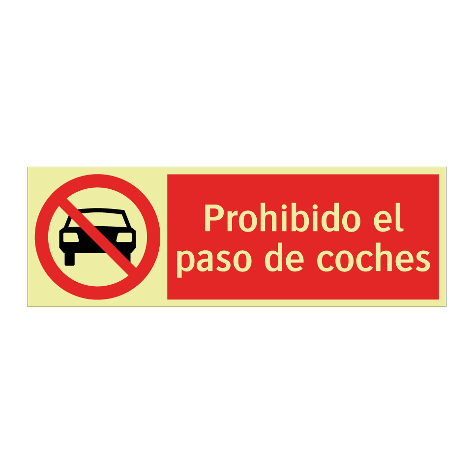 Prohibido el paso de coches