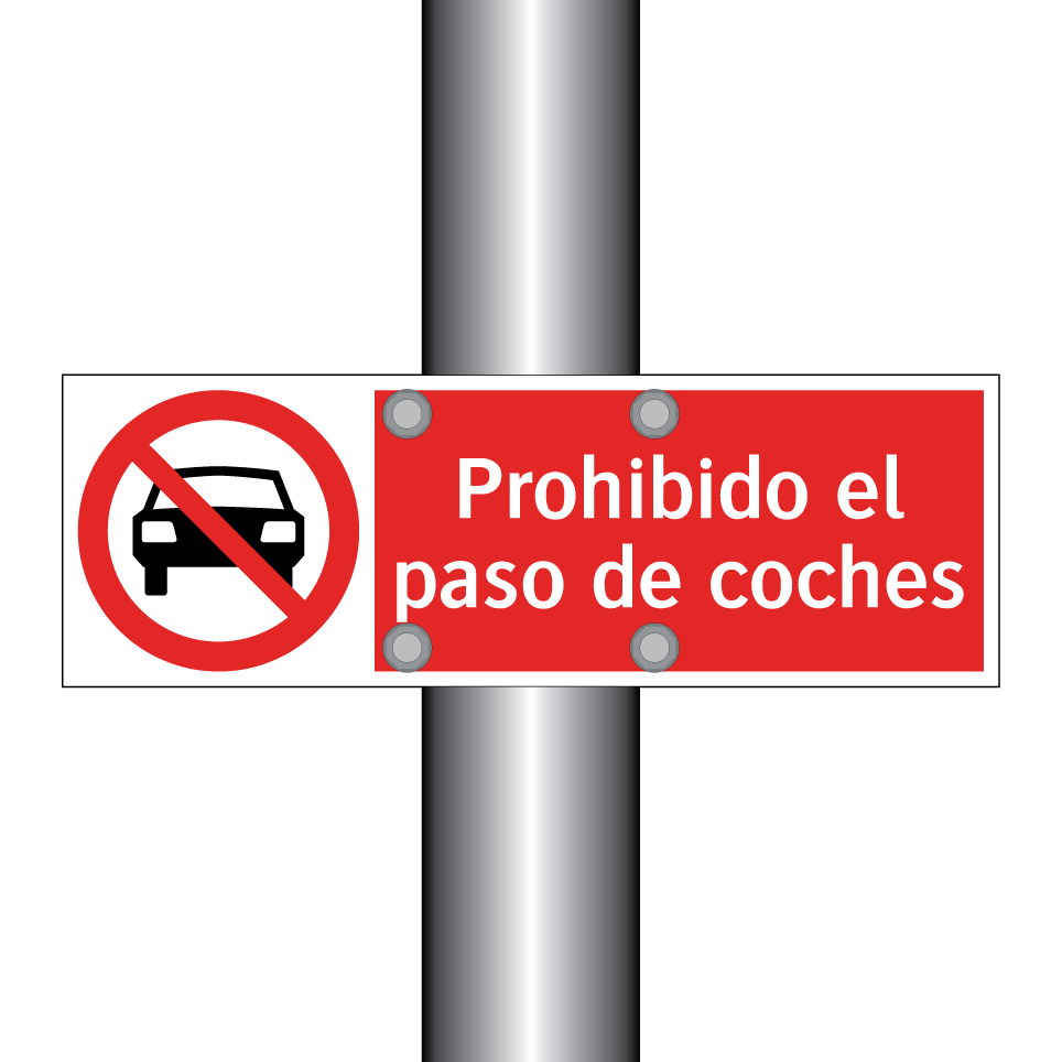 Prohibido el paso de coches
