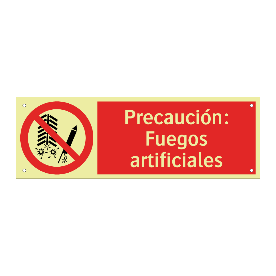 Precaución: Fuegos artificiales