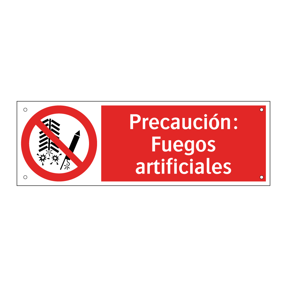 Precaución: Fuegos artificiales