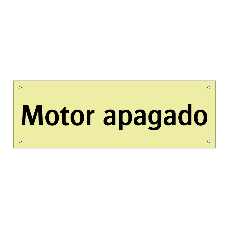 Motor apagado