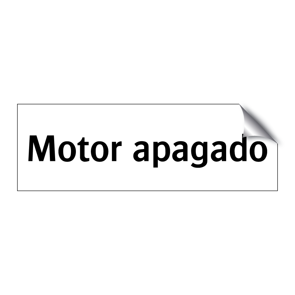 Motor apagado