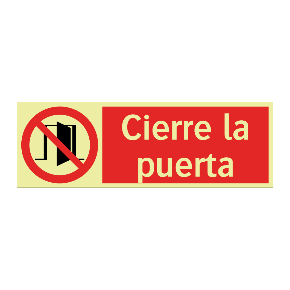 Cierre la puerta