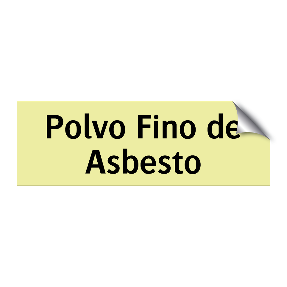 Polvo Fino de Asbesto