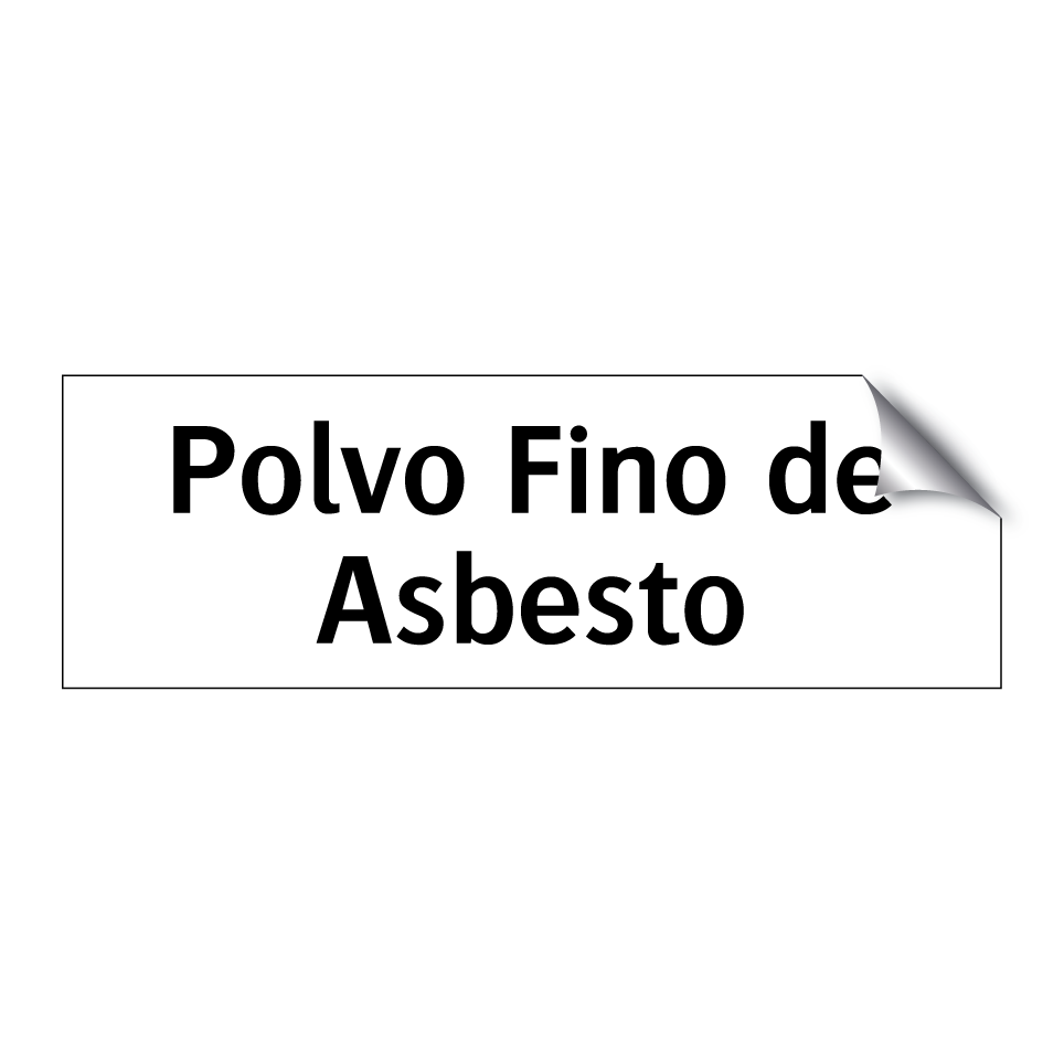 Polvo Fino de Asbesto
