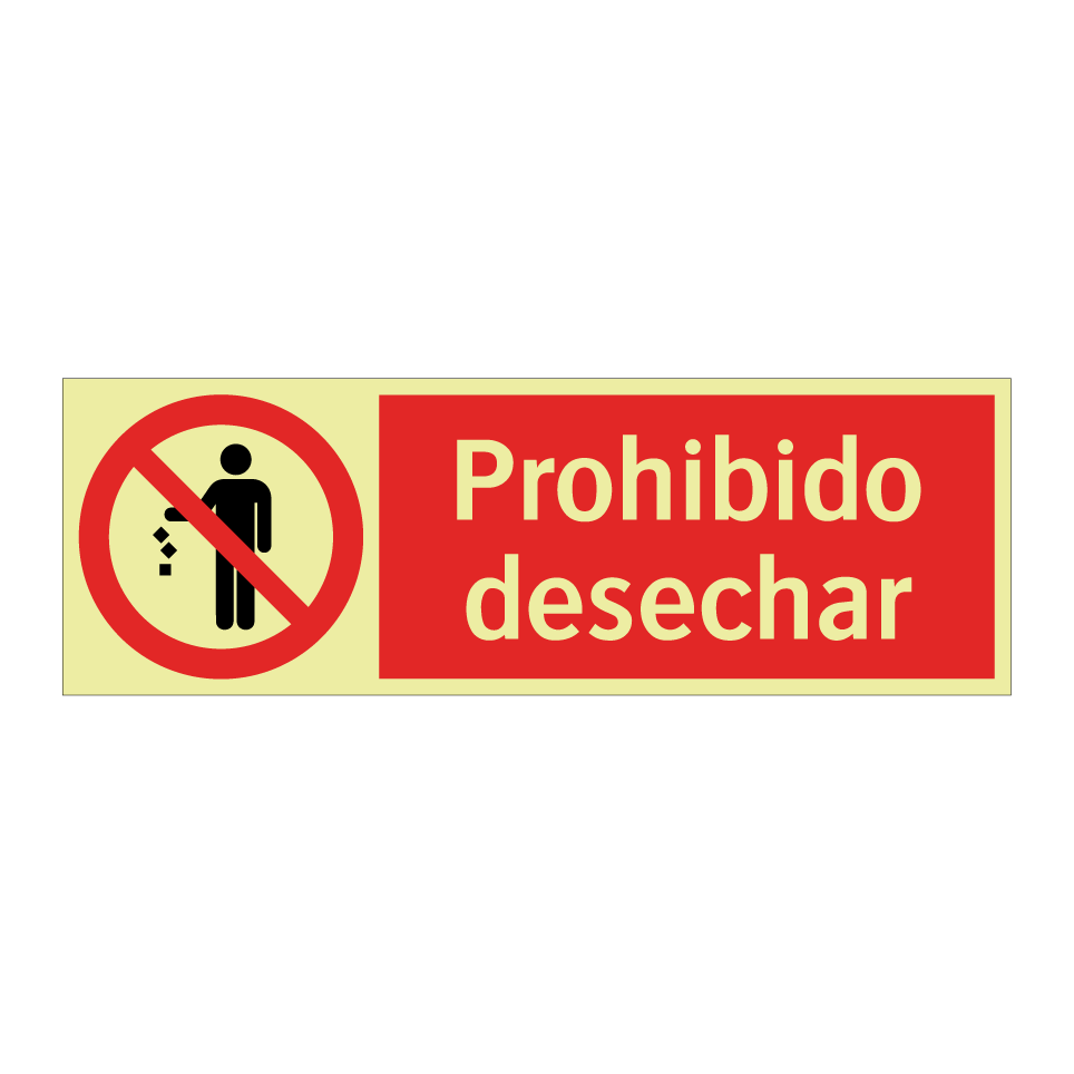 Prohibido desechar