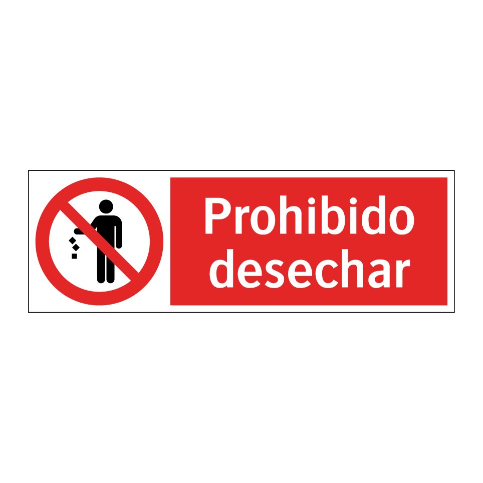 Prohibido desechar