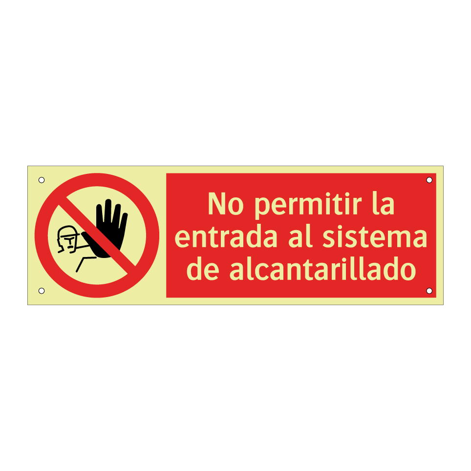 No permitir la entrada al sistema de alcantarillado