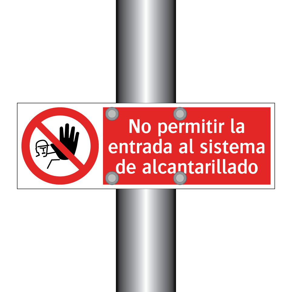 No permitir la entrada al sistema de alcantarillado