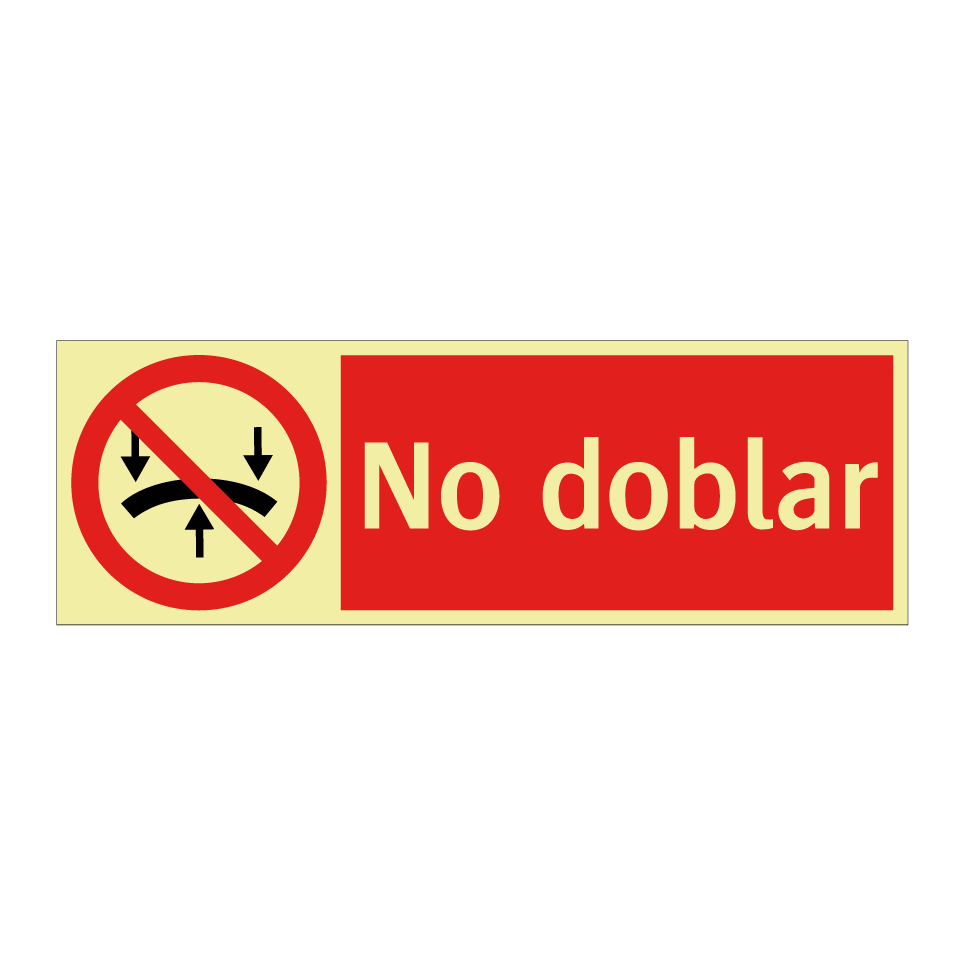 No doblar