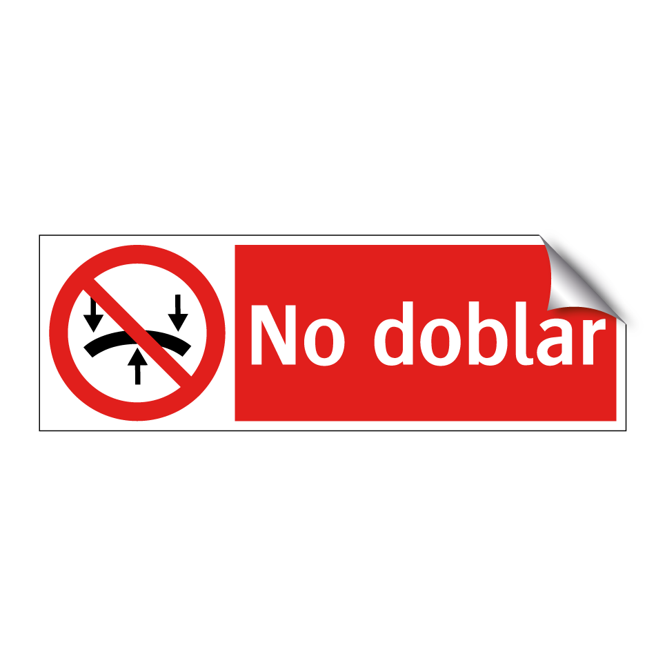No doblar