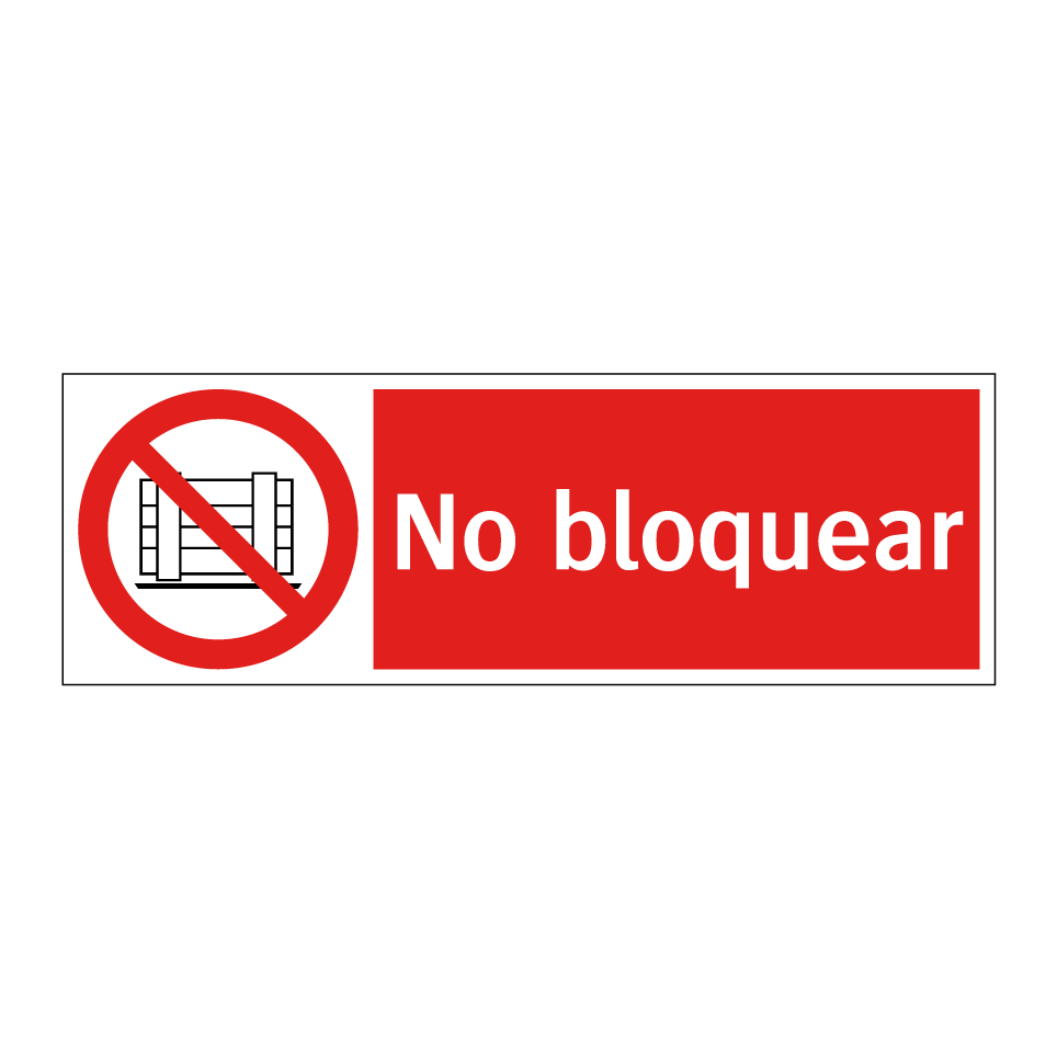 No bloquear