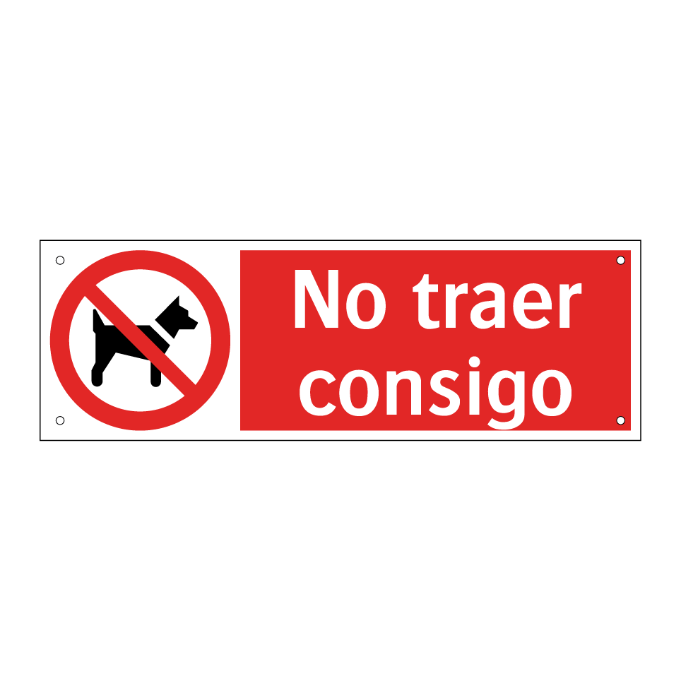 No traer consigo