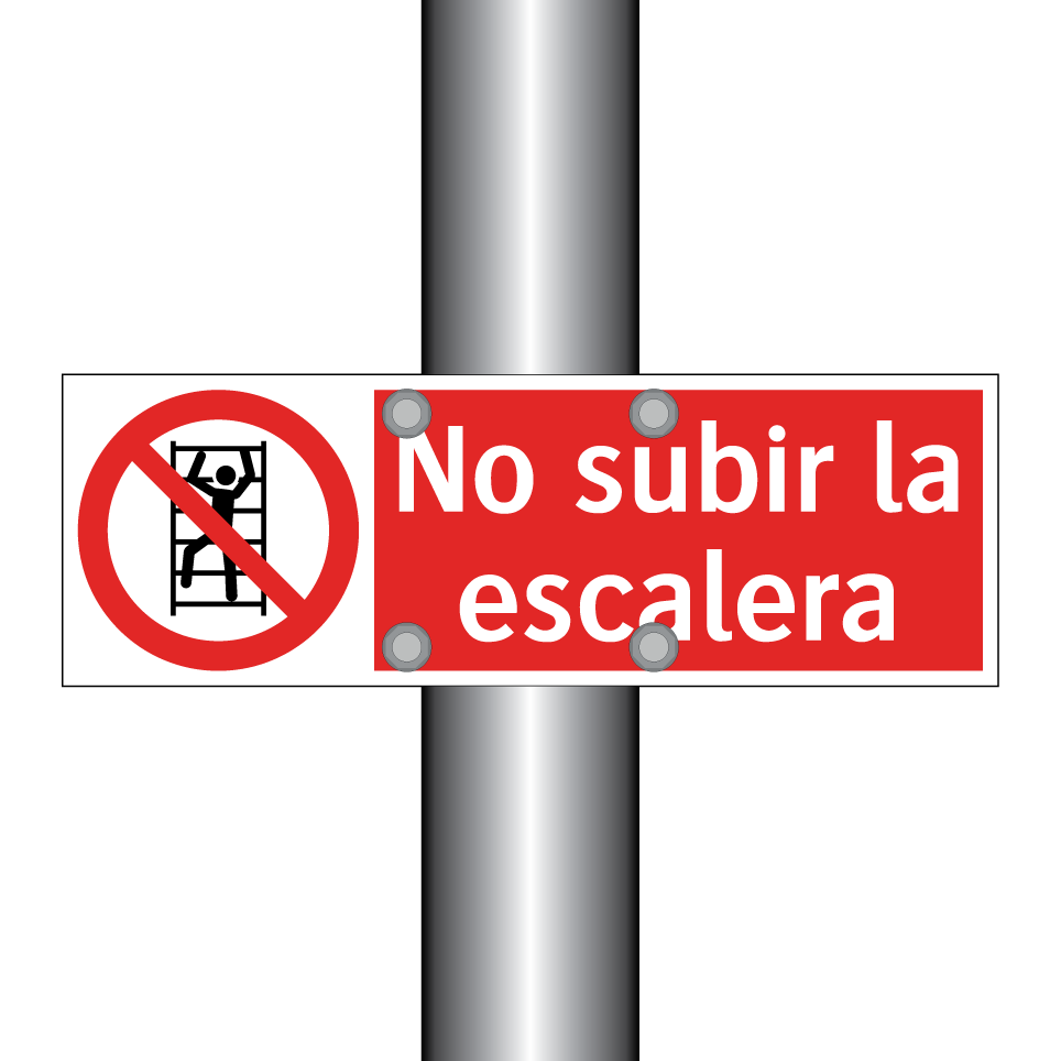 No subir la escalera