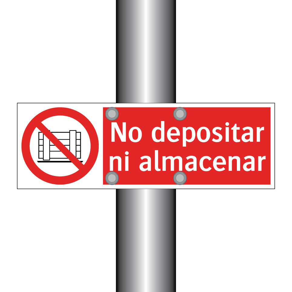No depositar ni almacenar