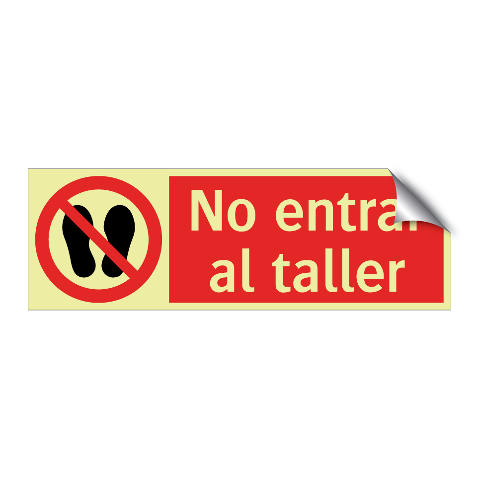 No entrar al taller
