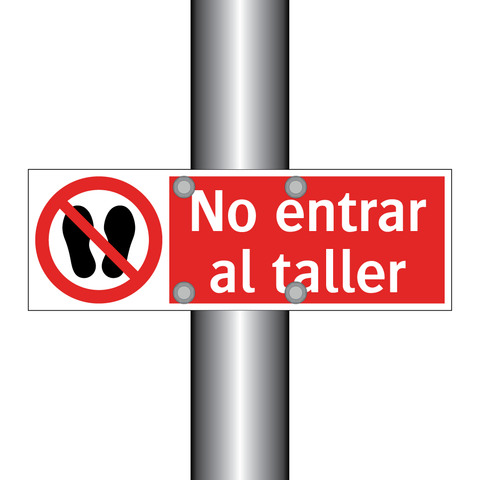 No entrar al taller