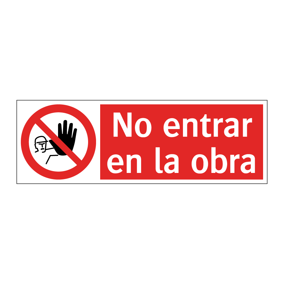 No entrar en la obra