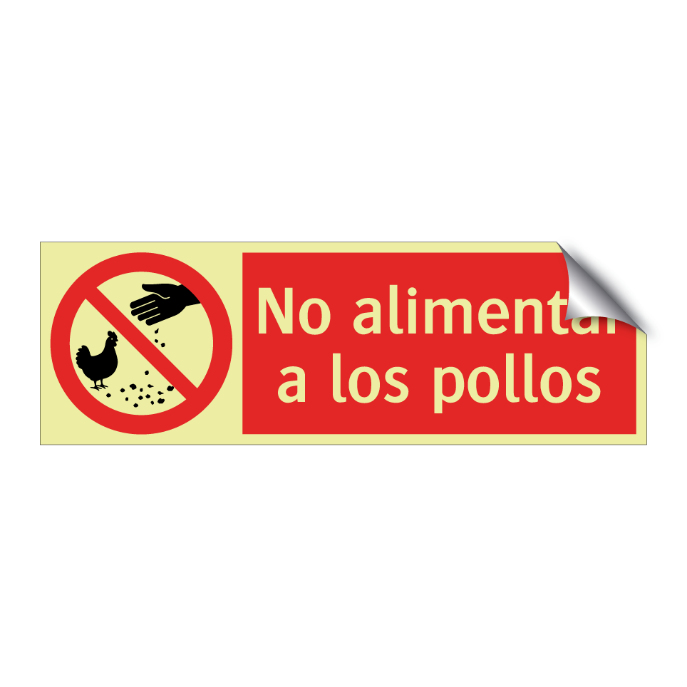 No alimentar a los pollos