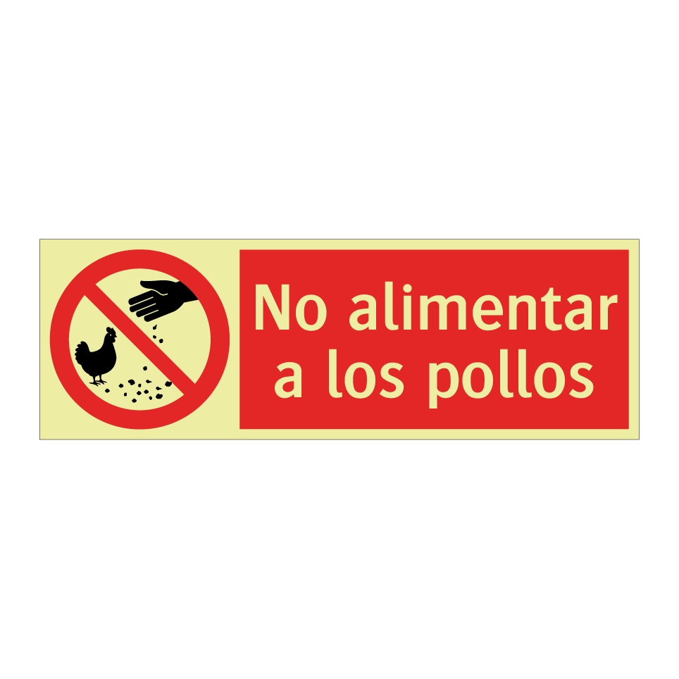 No alimentar a los pollos